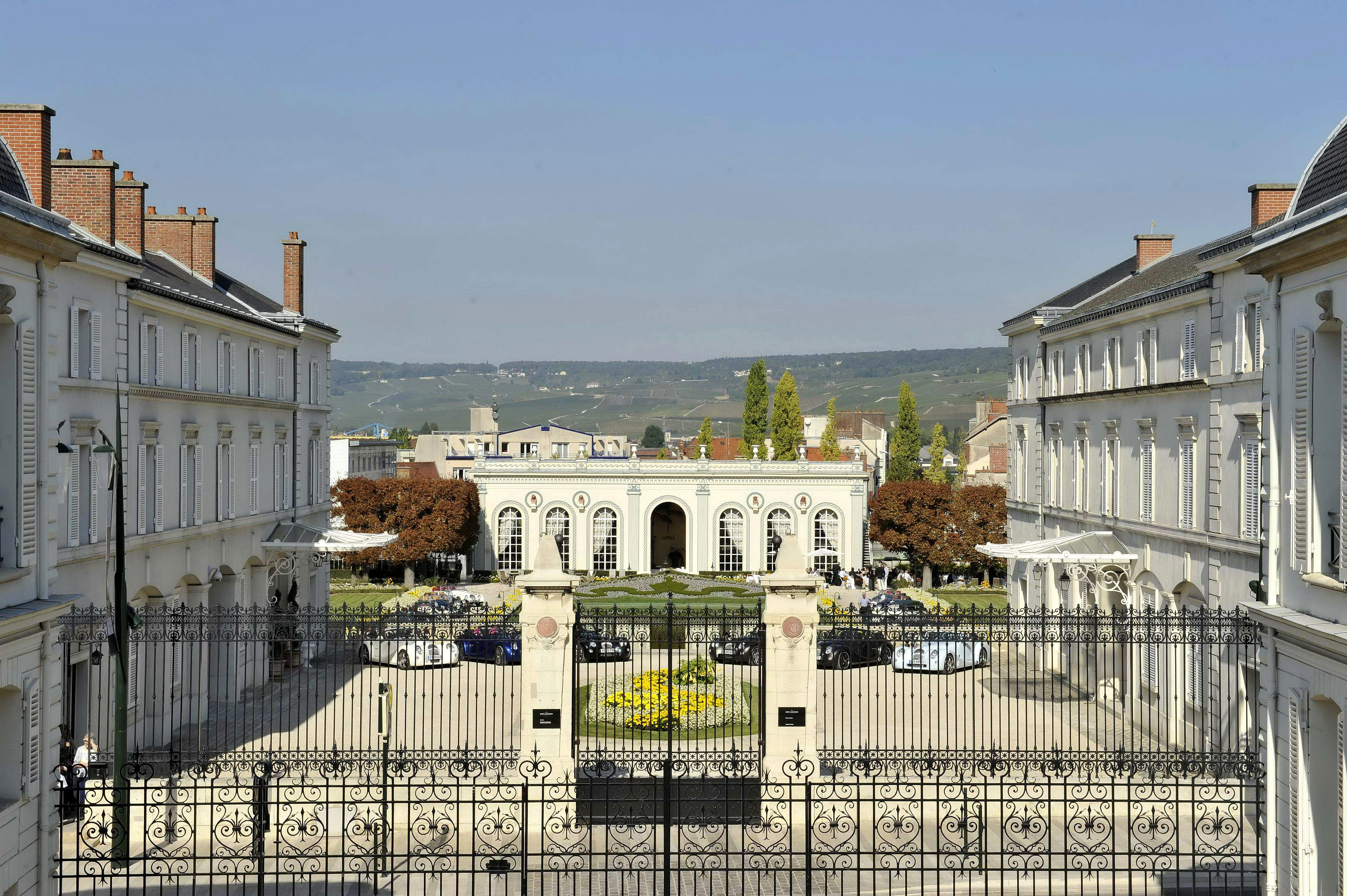 Moët & Chandon, entry hall of headquarters building, the famous Champagne  house founded in 1743 and owned today by luxury group LVMH, Epernay, France  Stock Photo - Alamy